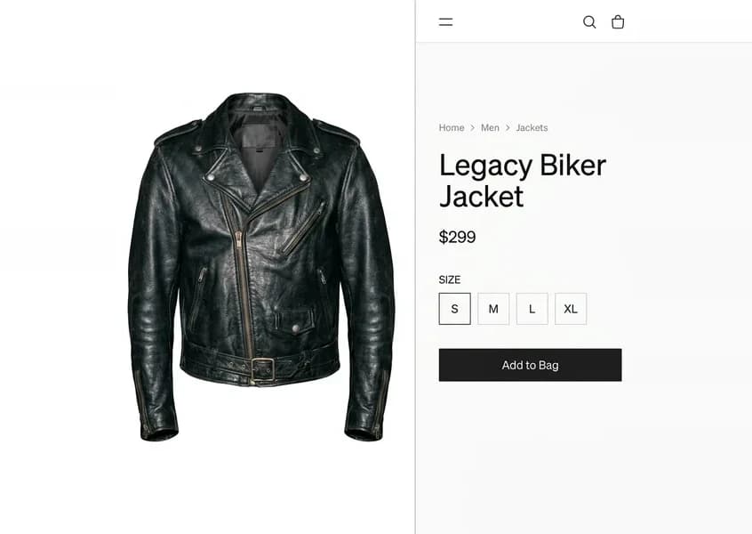 E-commerce Image Editing — after editing